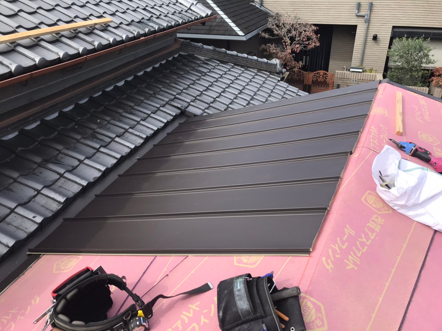 立平葺き葺き替え